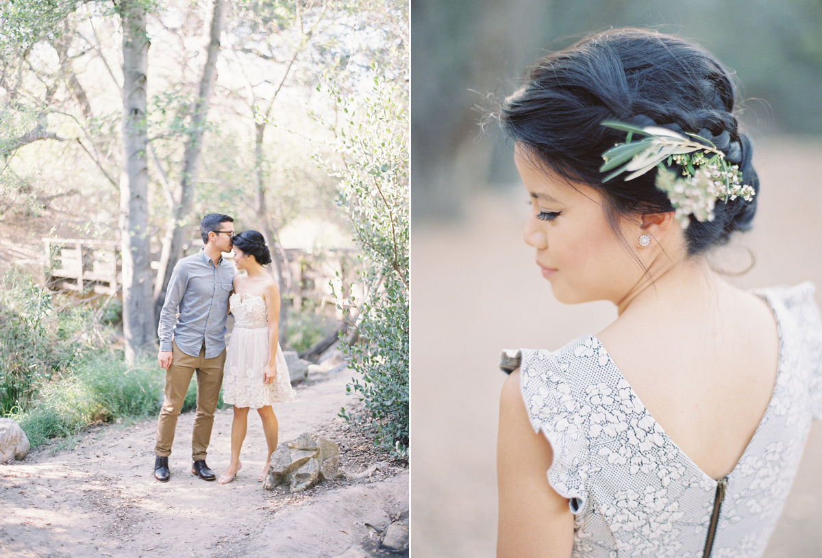 forest engagement session the great romance photo