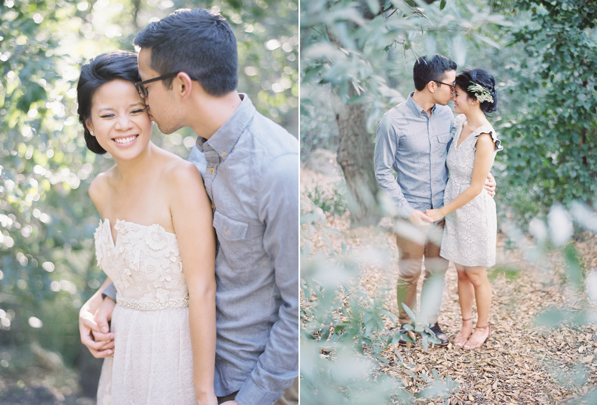 forest engagement session the great romance photo