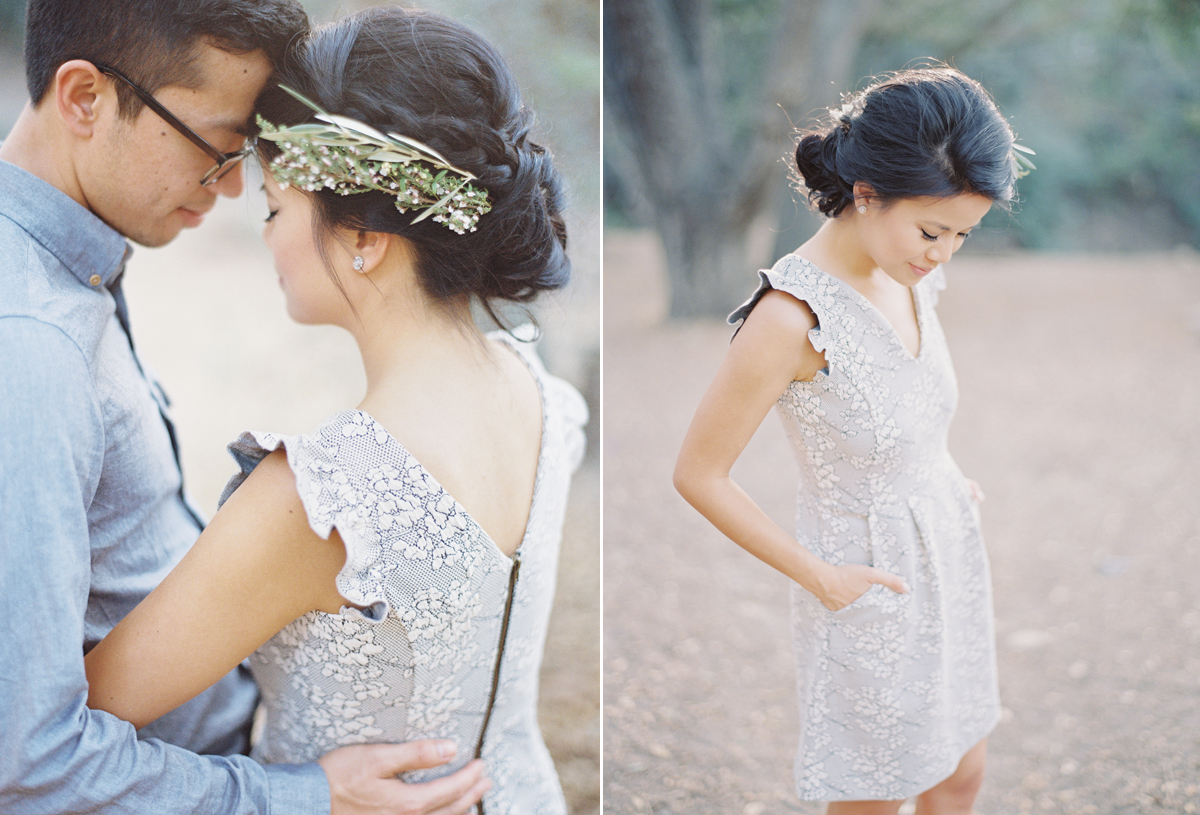 forest engagement session the great romance photo