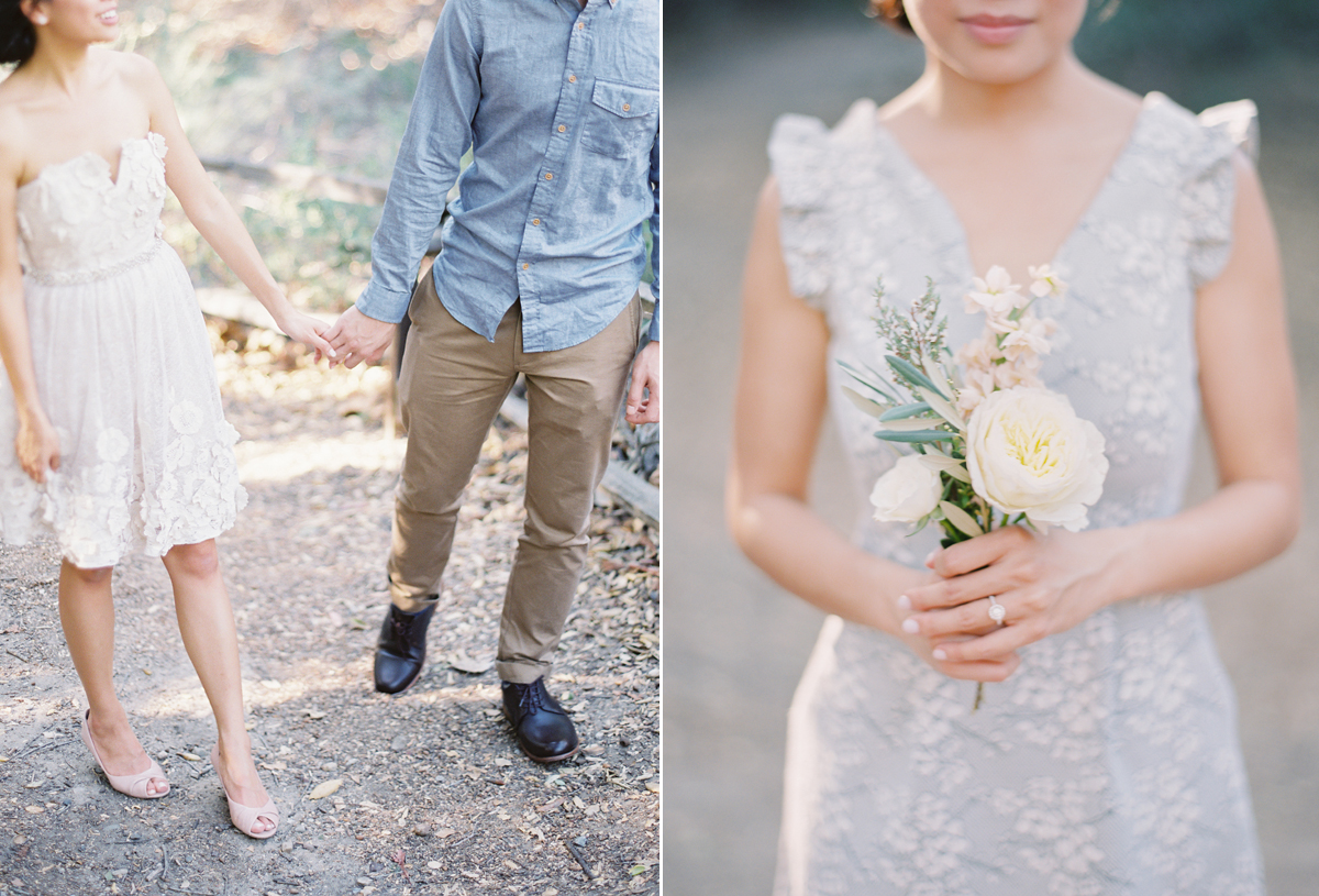 forest engagement session the great romance photo