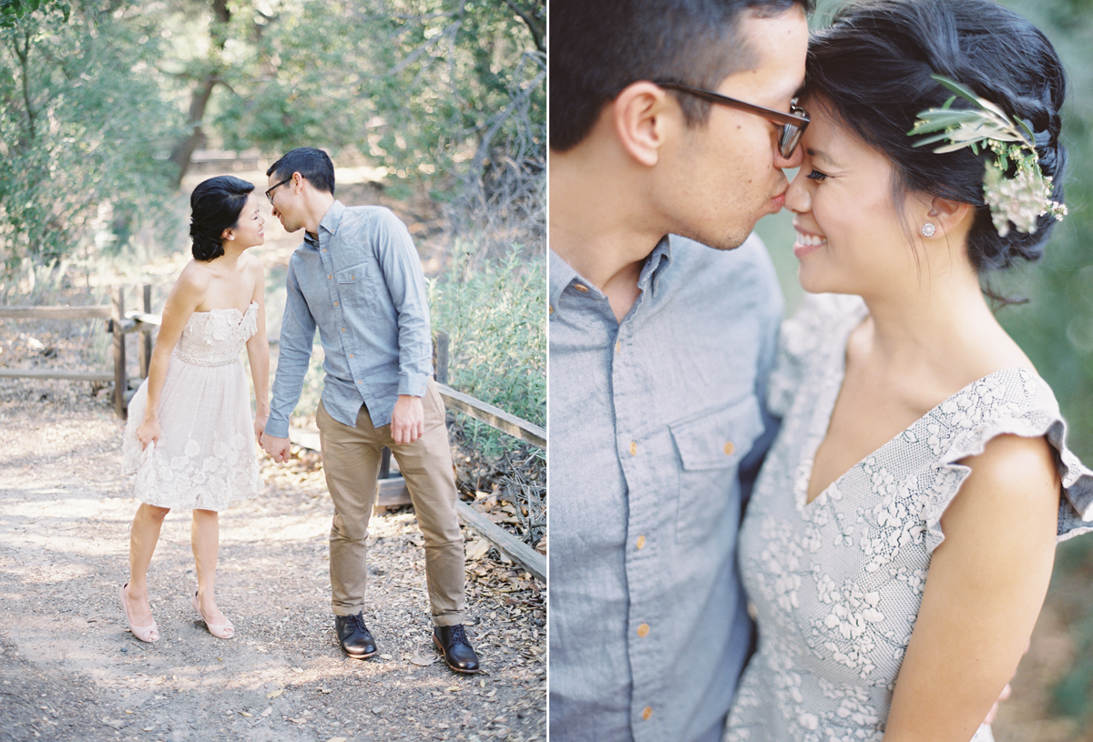 forest engagement session the great romance photo