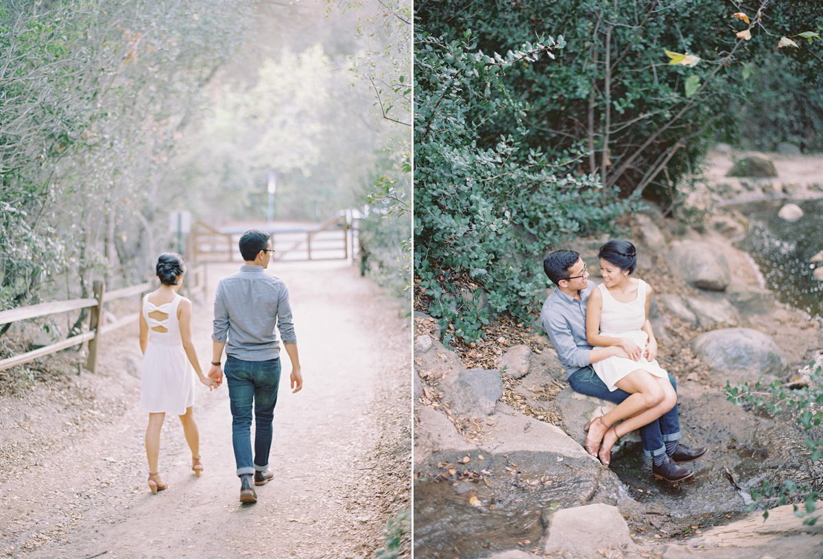 forest engagement session the great romance photo