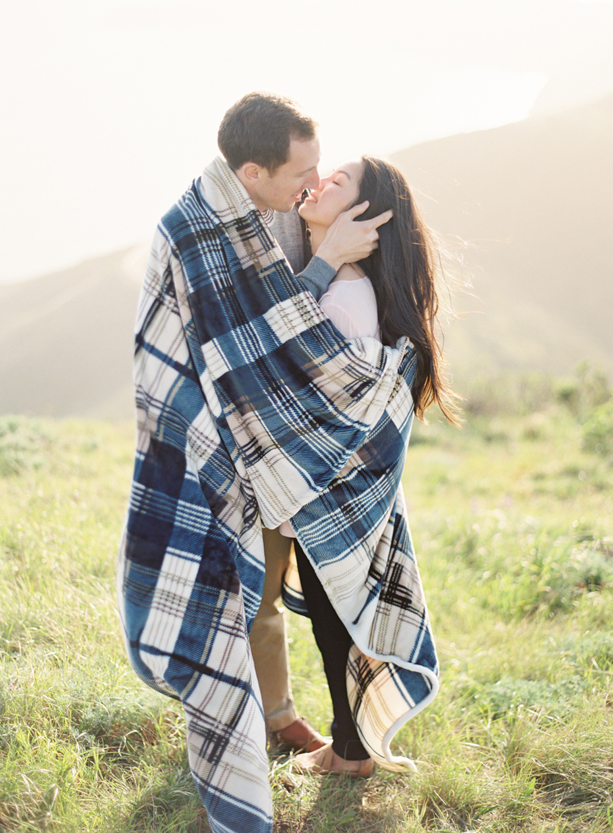 the great romance photo redwood forest marin headlands engagement