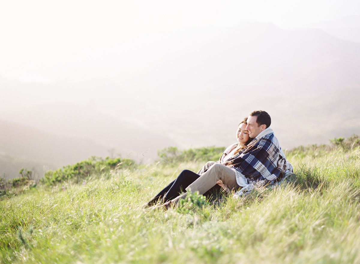 the great romance photo redwood forest marin headlands engagement