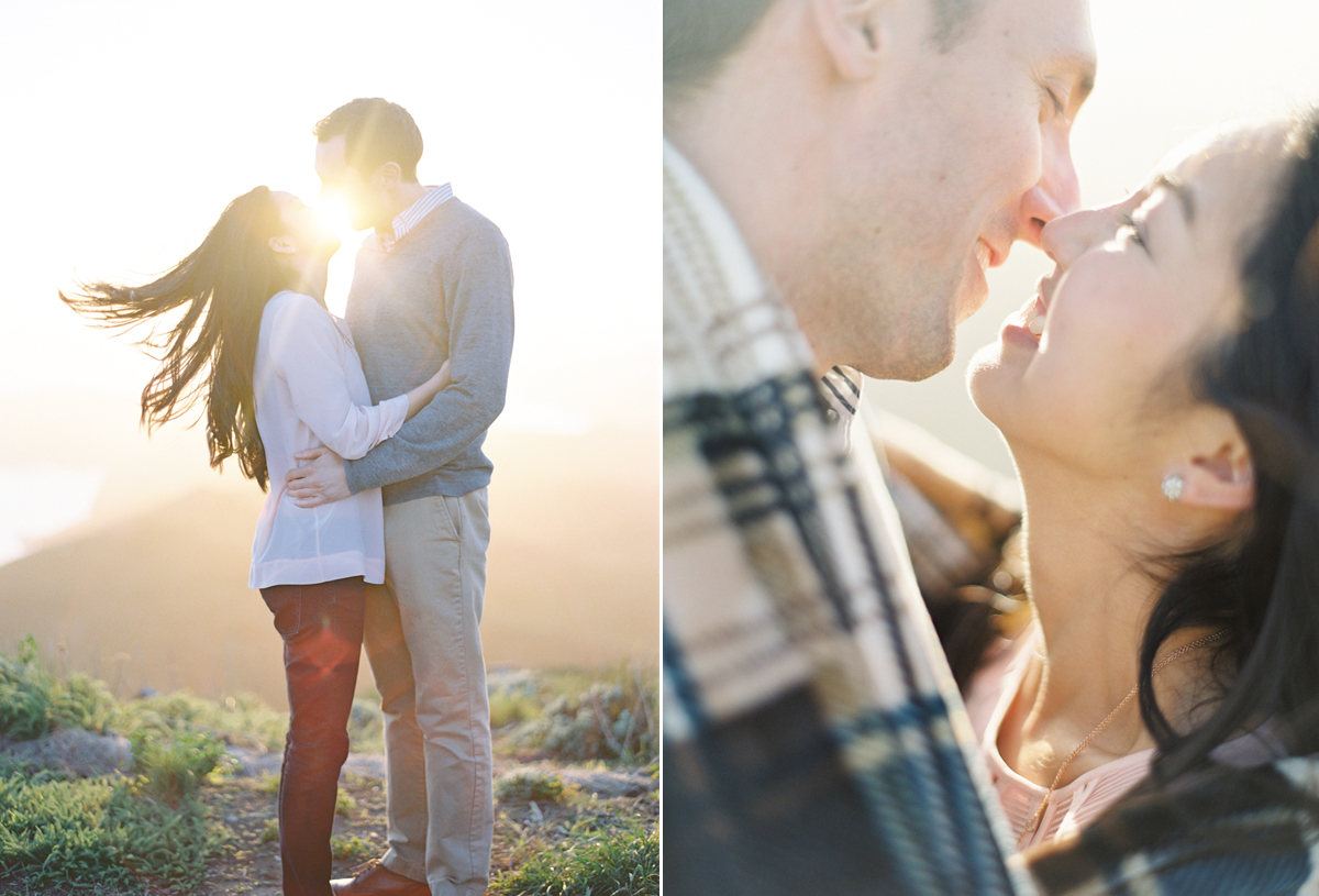 the great romance photo redwood forest marin headlands engagement