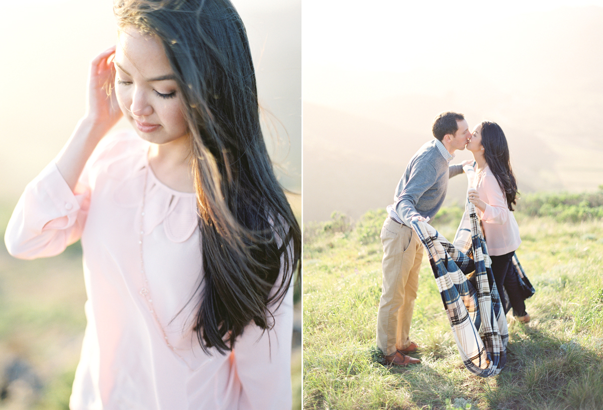 the great romance photo redwood forest marin headlands engagement