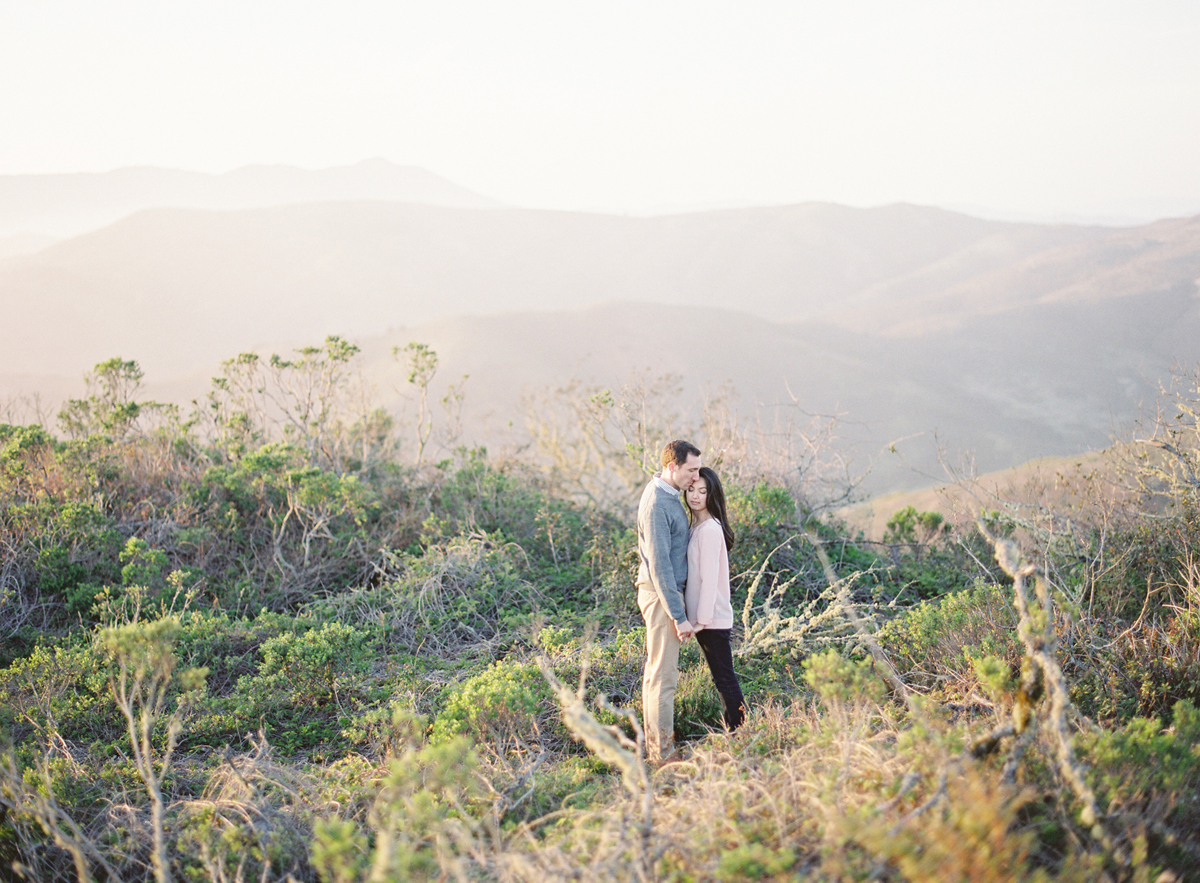 the great romance photo redwood forest marin headlands engagement