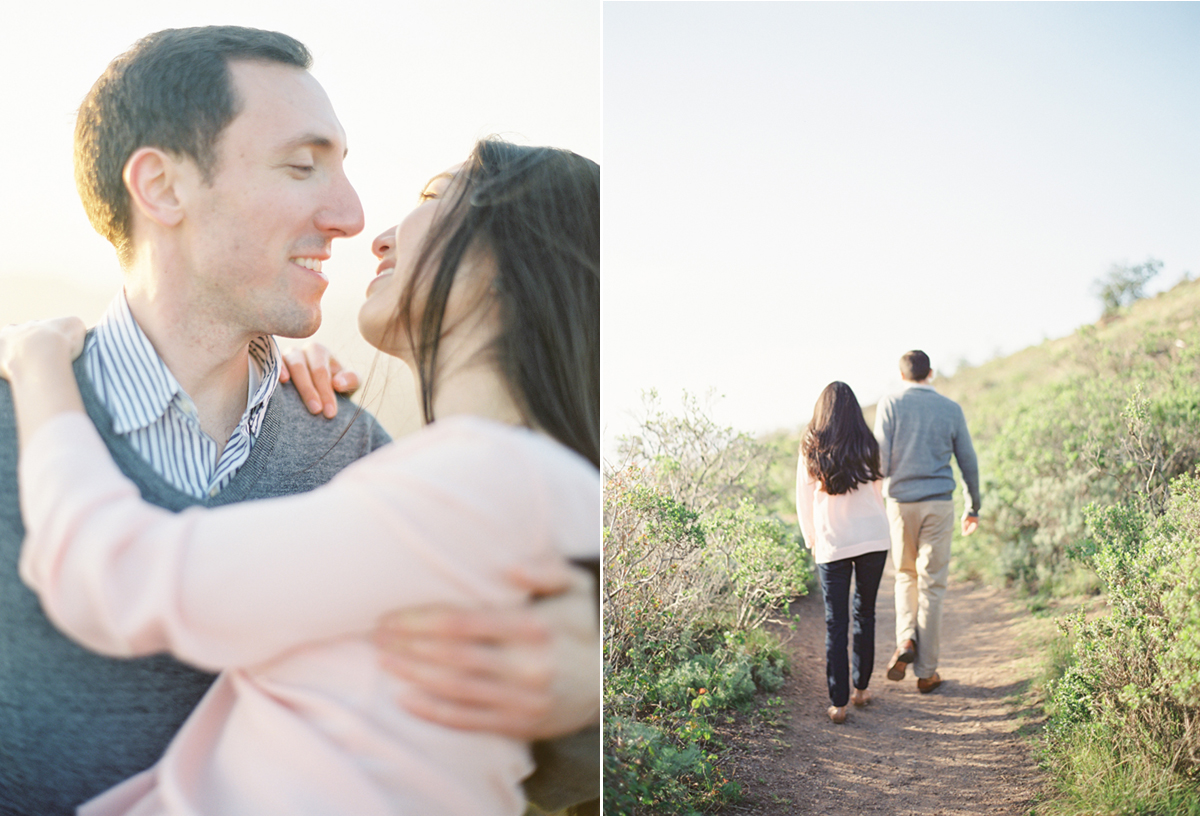 the great romance photo redwood forest marin headlands engagement