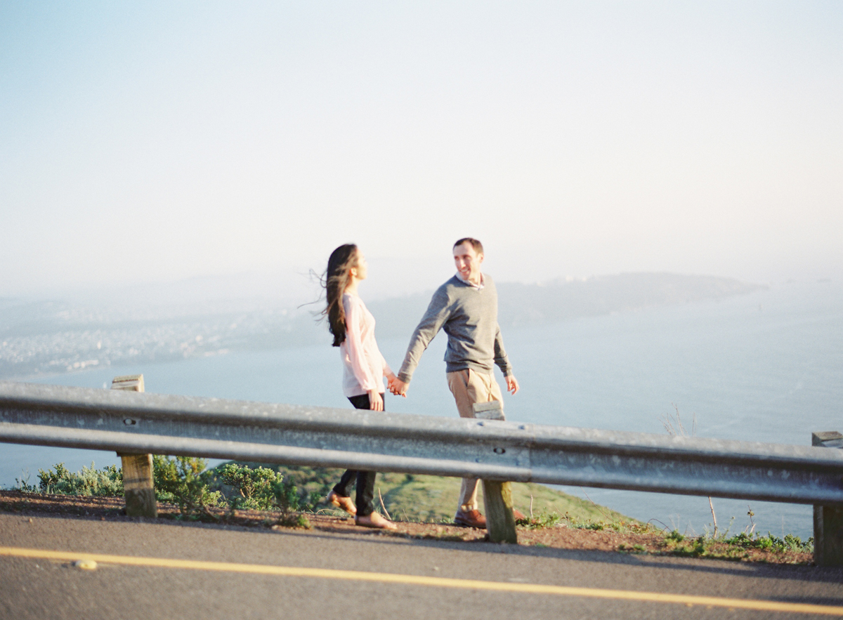 the great romance photo redwood forest marin headlands engagement