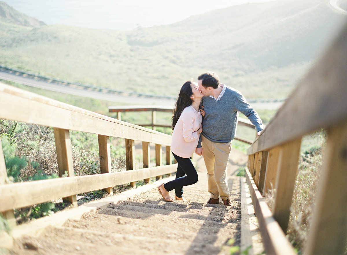 the great romance photo redwood forest marin headlands engagement