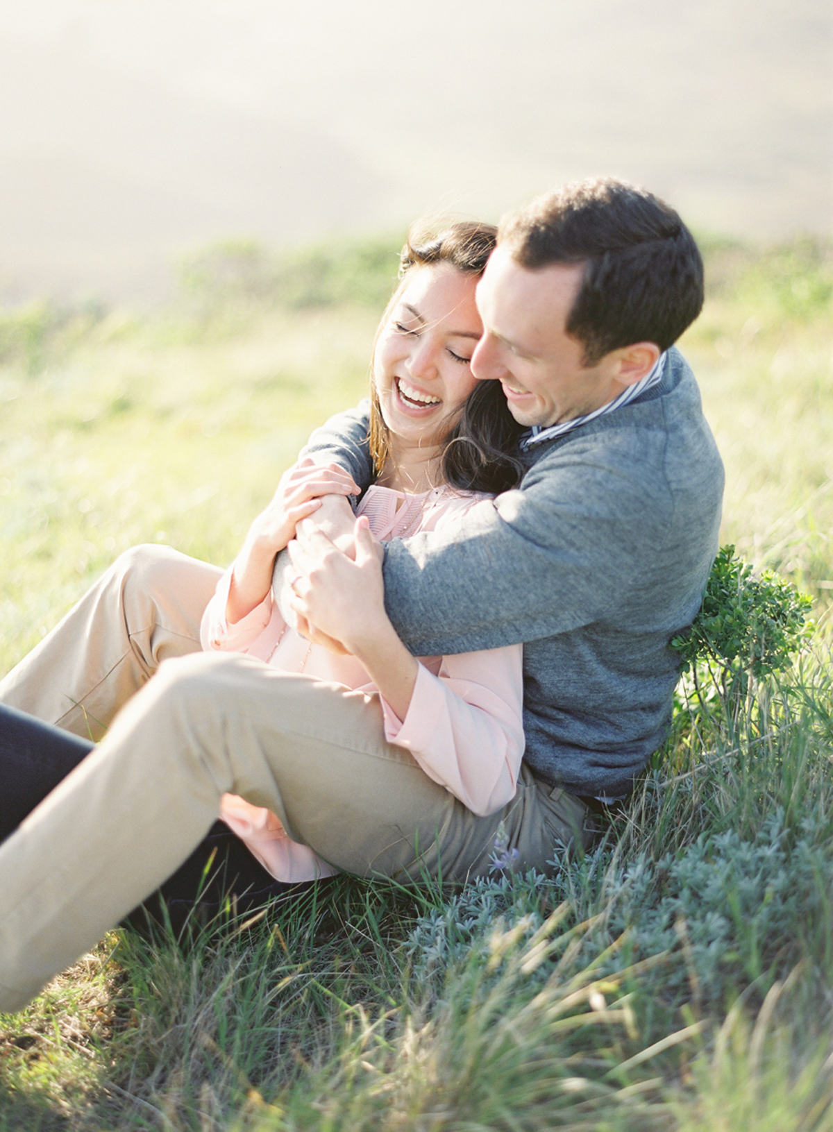 the great romance photo redwood forest marin headlands engagement