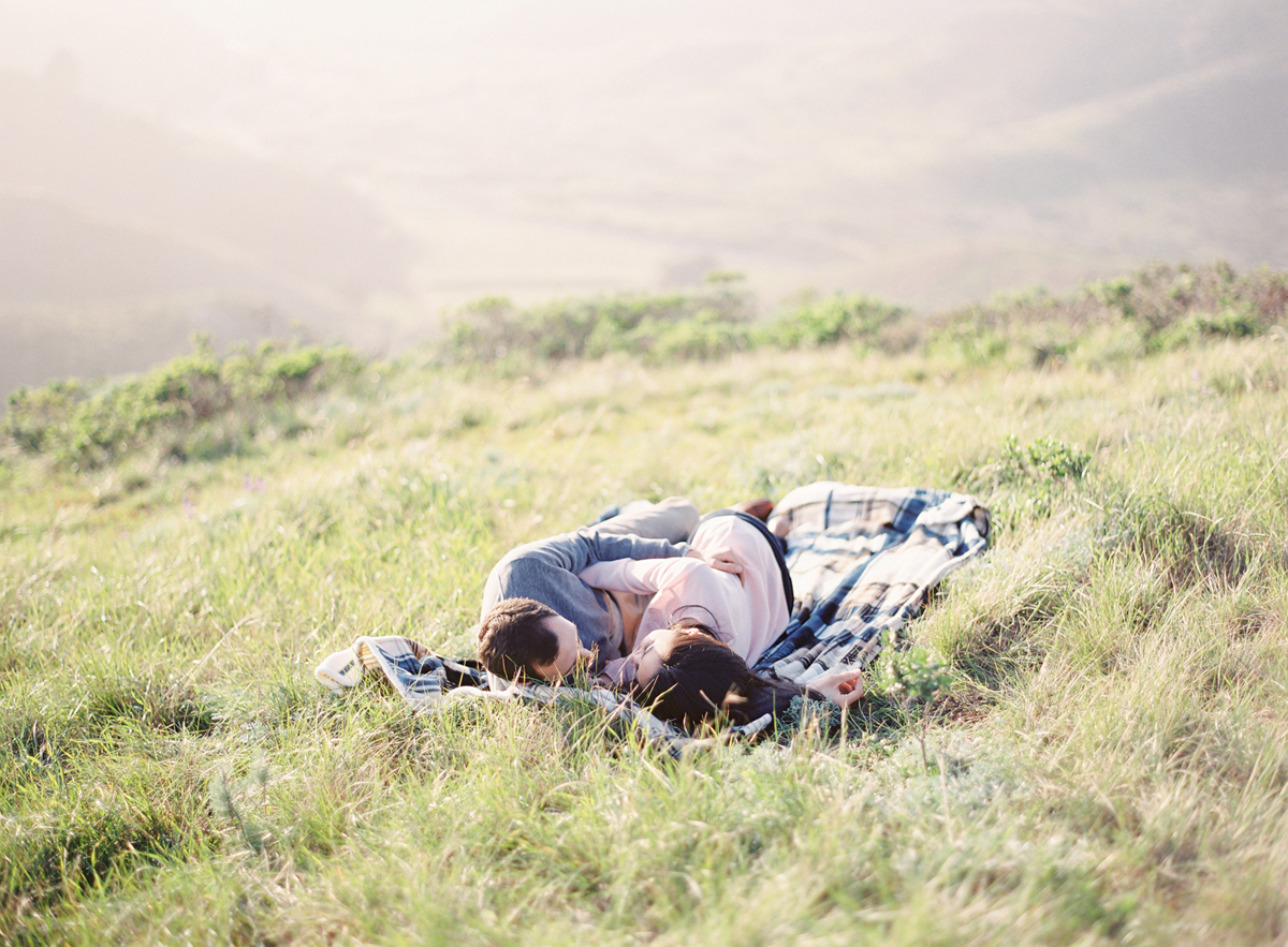 the great romance photo redwood forest marin headlands engagement