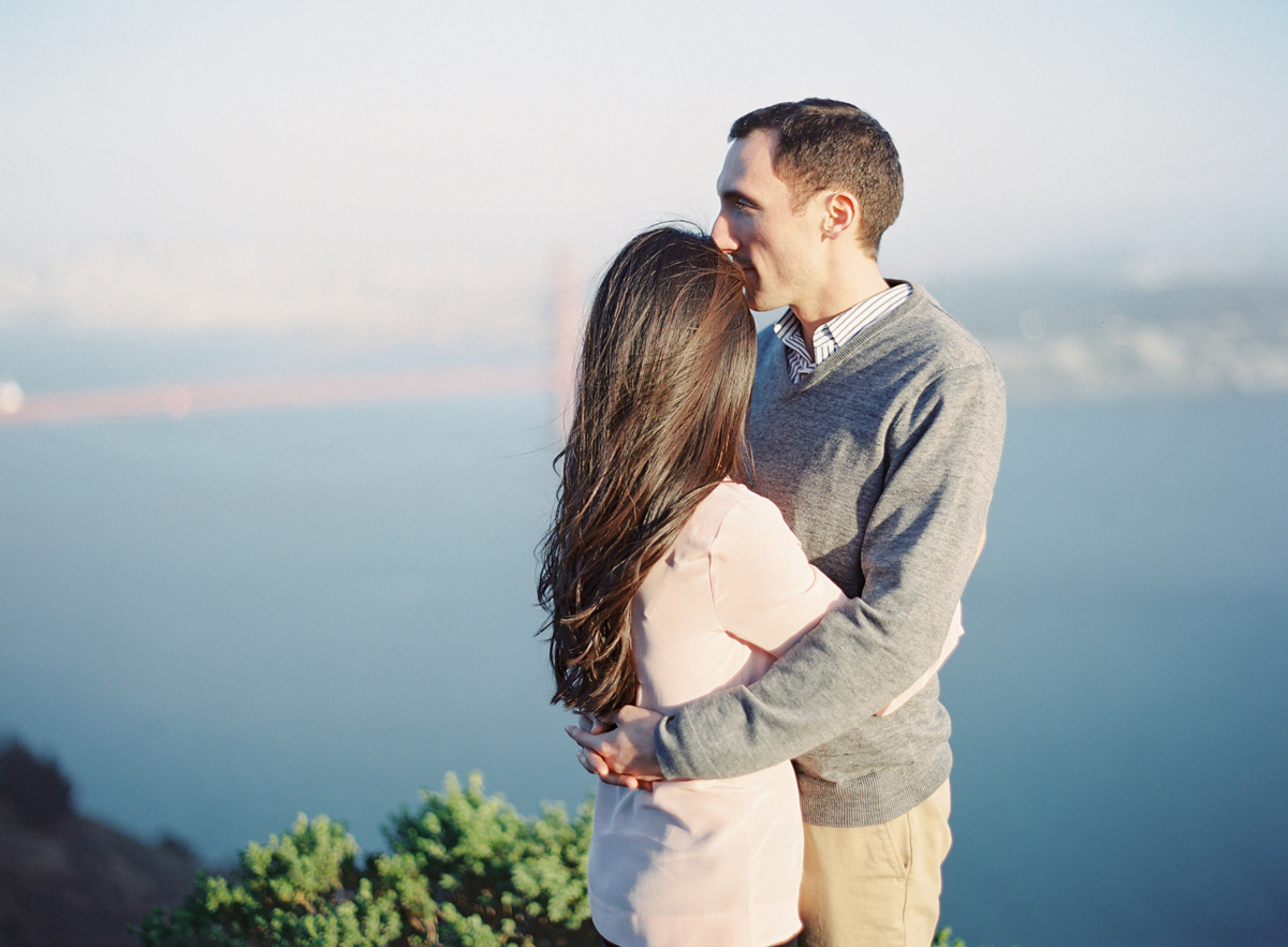 the great romance photo redwood forest marin headlands engagement