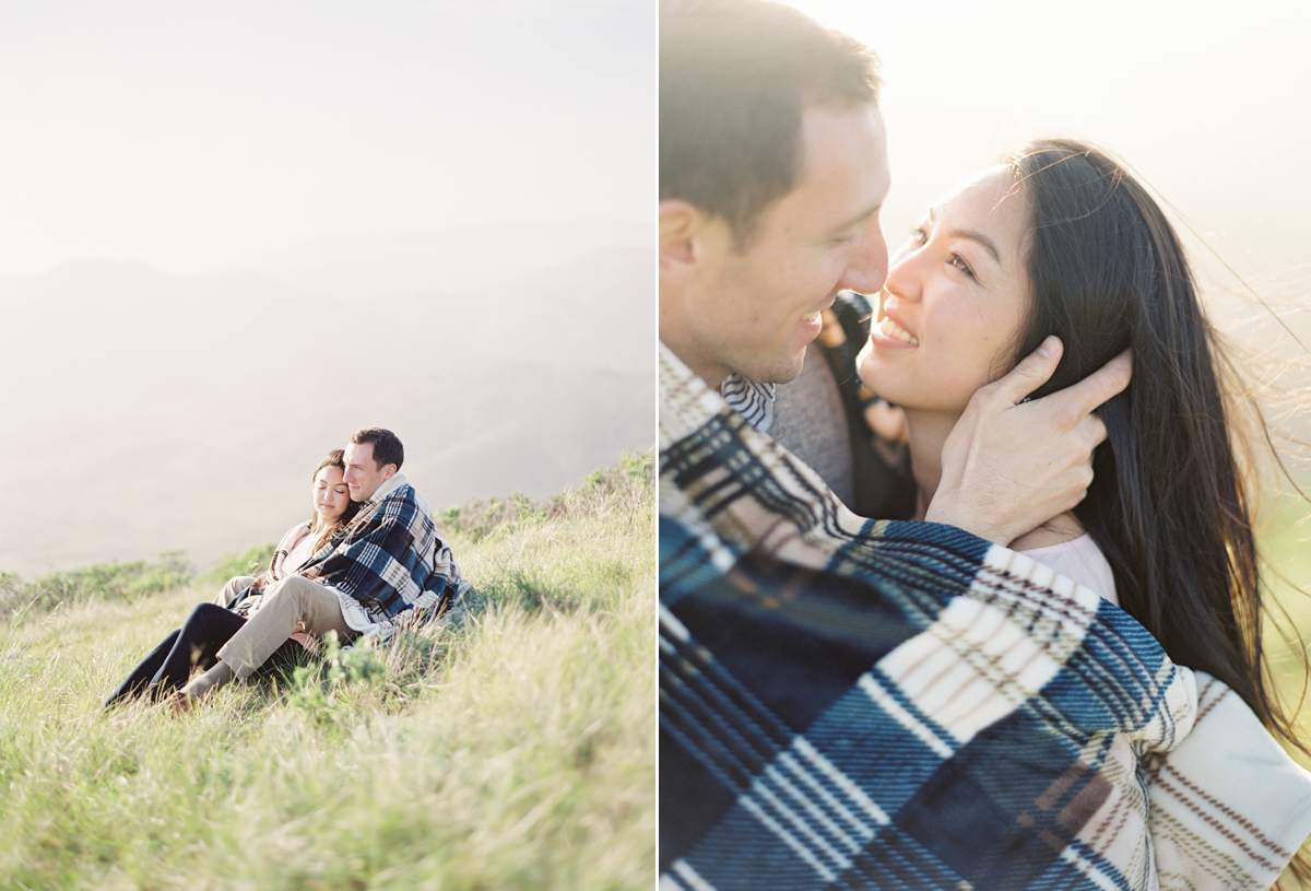 the great romance photo redwood forest marin headlands engagement