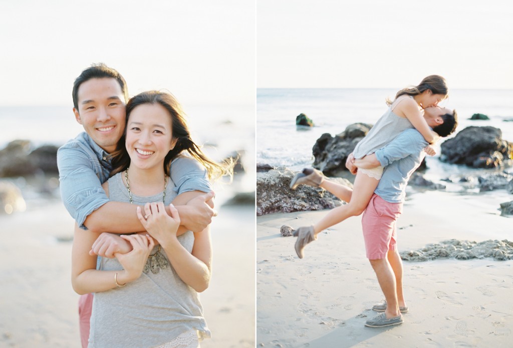 the great romance photo malibu beach engagement