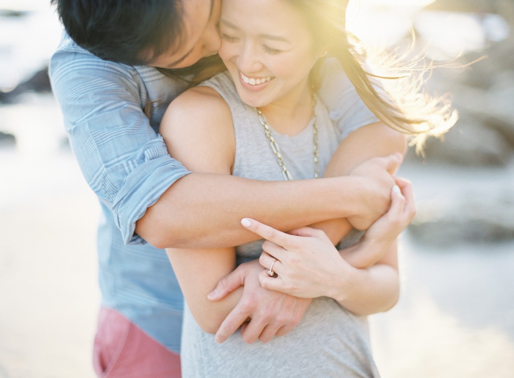 the great romance photo malibu beach engagement