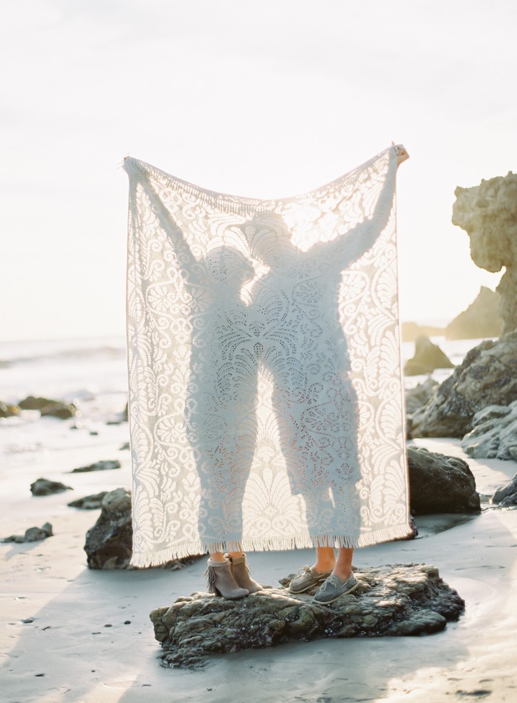 the great romance photo malibu beach engagement