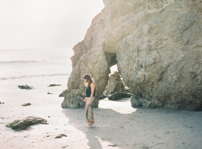 the great romance photo malibu beach engagement