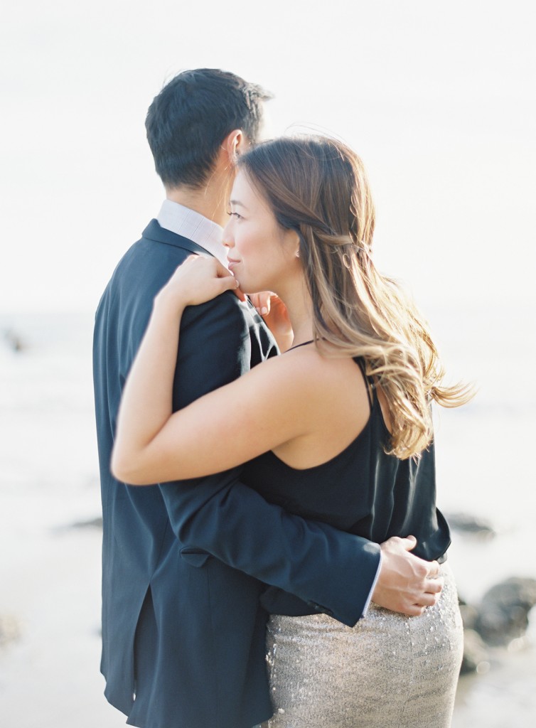 the great romance photo malibu beach engagement