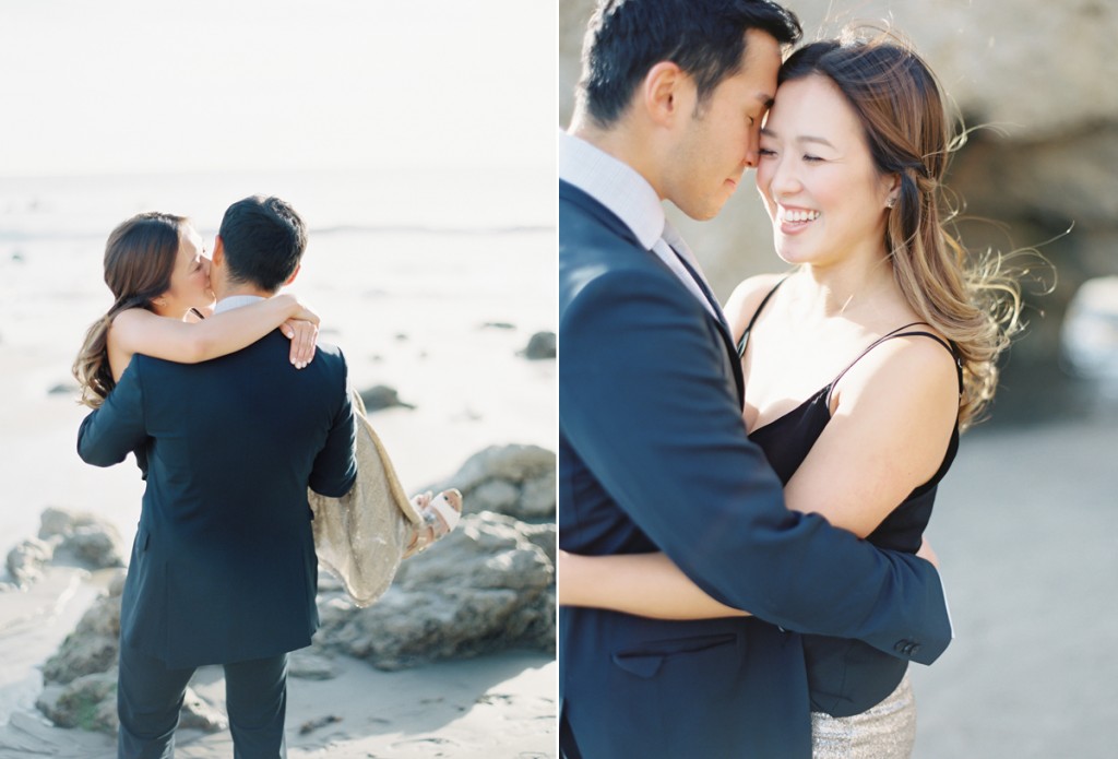 the great romance photo malibu beach engagement