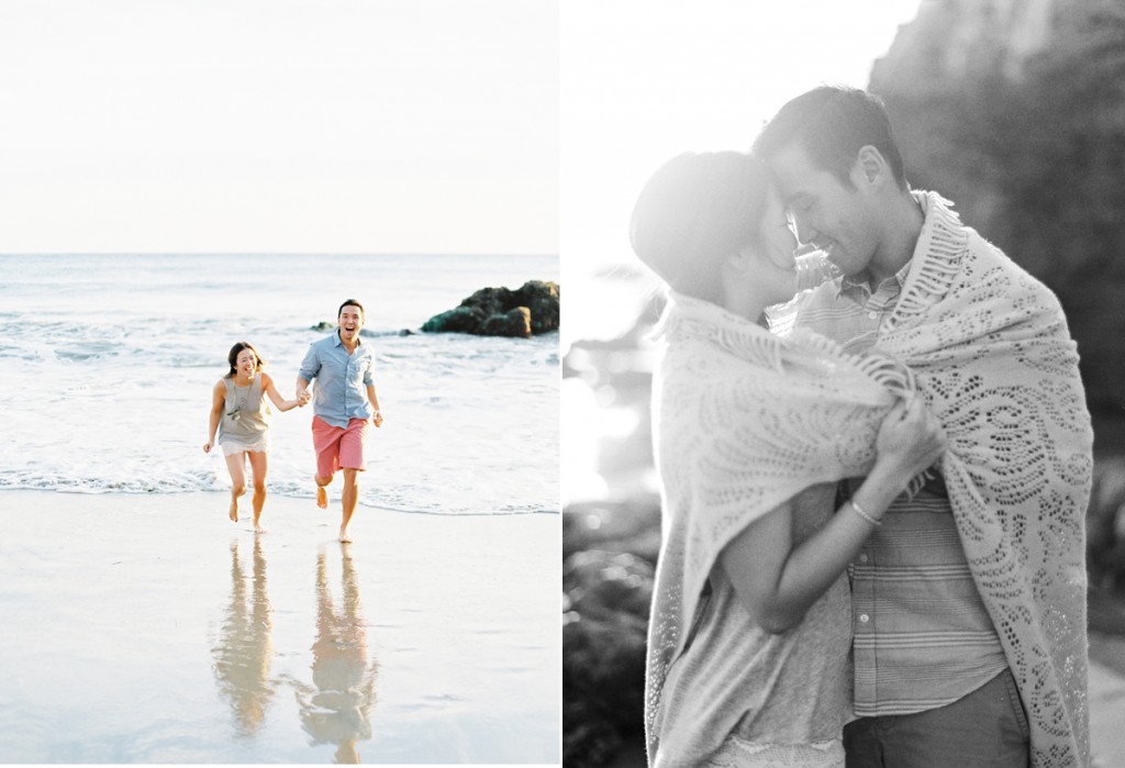 the great romance photo malibu beach engagement